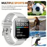 Hot 2024 New Best-Selling 1.83-Inch Full Screen Touch, Men'S And Women'S Sports Fashion Smartwatch, Dial/Answer Calls, Step Count, Sports Mode, Distance Tracking, Call Information Prompt Multifunctional Smartwatch, Suitable For Iphone And Android Smartphones - Image 10