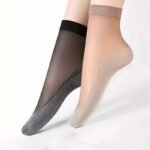 5 Pairs Of Thin Short Stockings, Non-Slip, Durable, Comfortable, Breathable, Transparent, And Form-Fitting. - Image 6
