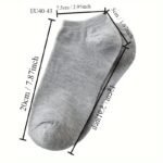 5Pairs Spring And Summer Men'S Versatile Sports Ankle Socks, Spring And Autumn Simple Breathable Short Socks, Autumn And Winter Outdoor Versatile Unisex Invisible Socks - Image 7