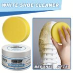 Instant White Shoe Cleaner Cream - Stain Remover & Whitening, Safe For Sneakers, Canvas, Faux Leather | Easy No-Rinse Formula - Image 9