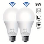 Energy Motion Sensor Bulb, 9W (60W Equivalent), Indoor Automatic Activation, A19, E26, 6000K Twilight To Dawn Safety Light, Suitable For Entryway, Porch, Stairs, Hallway, Pack Of 1, Motion Sensor Light Indoor, Porch Illumination, Sleek Bulb Design, Durable Bulb, Energyefficient Bulb, Home Security, Minimalist Bulb, Longlasting Bulb, Motionactivated Bulb, Homeowners