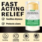 Xioimy Pet Paw Pad & Nose Balm Cream 1.411Oz - Moisturizing Stick For Cats & Dogs, Soothes Dry Cracks, Deep Hydration For Pet Paws And Noses, All Season Protection With Vitamin E, Portable & Unscented - Image 7
