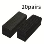 10Pairs/20Pairs/50Pairs Rectangular Carpet Fixings Double Sided High Adhesive Car Carpet Fixings Patch Home Mat Non-Slip Grip Area Hook And Loop Fastener - Image 5