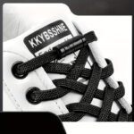 Elastic No Tie Shoelaces, Acetate Sports Shoe Laces With Alphabets Pattern, Lightweight Quick Lazy Laces For Sneakers - Image 6