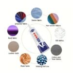 50Ml Premium Quick-Dry Fabric Adhesive - Waterproof Sewing Glue For Denim, Faux Leather & All Materials, Flexible Bonding Repair Solution - Image 2