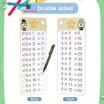 14Pcs Multiplication Flash Card Set With Self-Check & Scoring - Includes Storage Ring, Dry Erase Markers - Ideal For Classroom & Home Learning, Perfect Gift For Students - Image 8