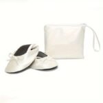 Women'S Portable Ballet Flats, Bowknot Rollable Soft Sole Wedding Flat Shoes, Comfy Dancing Flat Shoes With Purse Bag - Image 14