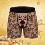Christmas Men'S Christmas Carnival Creative Digital Print Comfortable Flat Leg Pants