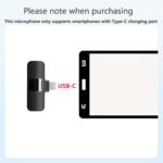 Professional Wireless Lavalier Microphone For Usb-C Smartphones, Laptops, For Audio-Video Recording, Live Gaming, Interviewing And Vlogging - Image 8