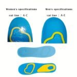 2Pcs/Pair Silicone Shock-Absorbing Insoles Pu Insoles Gel Insoles - Image 8