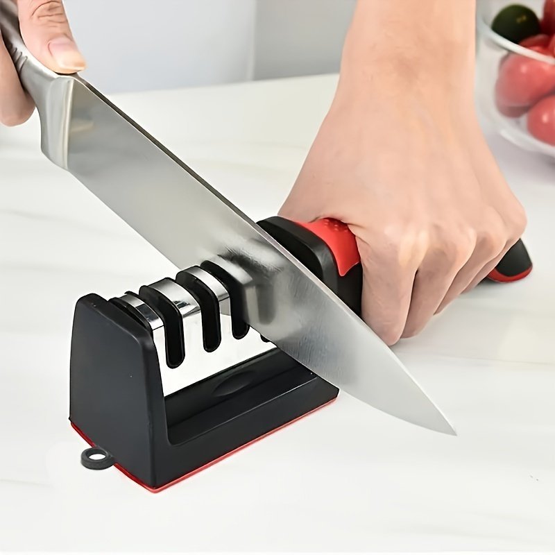 product-fancy-0737ac0e-1f91-4d0b-ae05-11add84add64.jpg 1 Multifunctional Level 4 Professional Knife Sharpener - Tungsten Steel, Abs And Ceramic Sharpening Stone - Easy To Hang, Kitchen Supplies, Summer Home Items, Mother'S Day Gift - Image 1