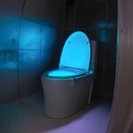 One Piece Of A Smart Toilet Light That Is Easy To Install, Featuring Motion Detection And 16 Color Options. It Runs On Batteries, Uses An Infrared Sensor, And Provides Energy-Efficient Lighting For Safe Nighttime Use In The Bathroom. - Image 8