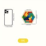 Hexagonal Wooden Puzzles In 3D For Kids, Designed As Educational Toys. These Tangram Games Are Perfect For Testing Brain Iq And Make Great Gifts For Christmas And Holidays. - Image 6