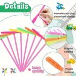 15/30/45Pcs Plastic Dragonfly Flying Toys, Easy To Assemble, Bright Colors, Perfect For Parties, Portable, And Educational Game Toys - For Gatherings And Outdoor Play, As Halloween, Chrismas Gift - Image 9