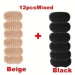 4/8/12Pcs Heel Sticker, Memory Foam, Anti-Drop, High Heel Shoes Heel Anti-Wear Foot Sticker, Big Change Small Artifact, Loafer Shoes, Leather Shoes, Half Size Pad, Change One Size, Half Size, Length 3.51In/9Cm, Width 1.97In/5Cm For Heel - Image 3