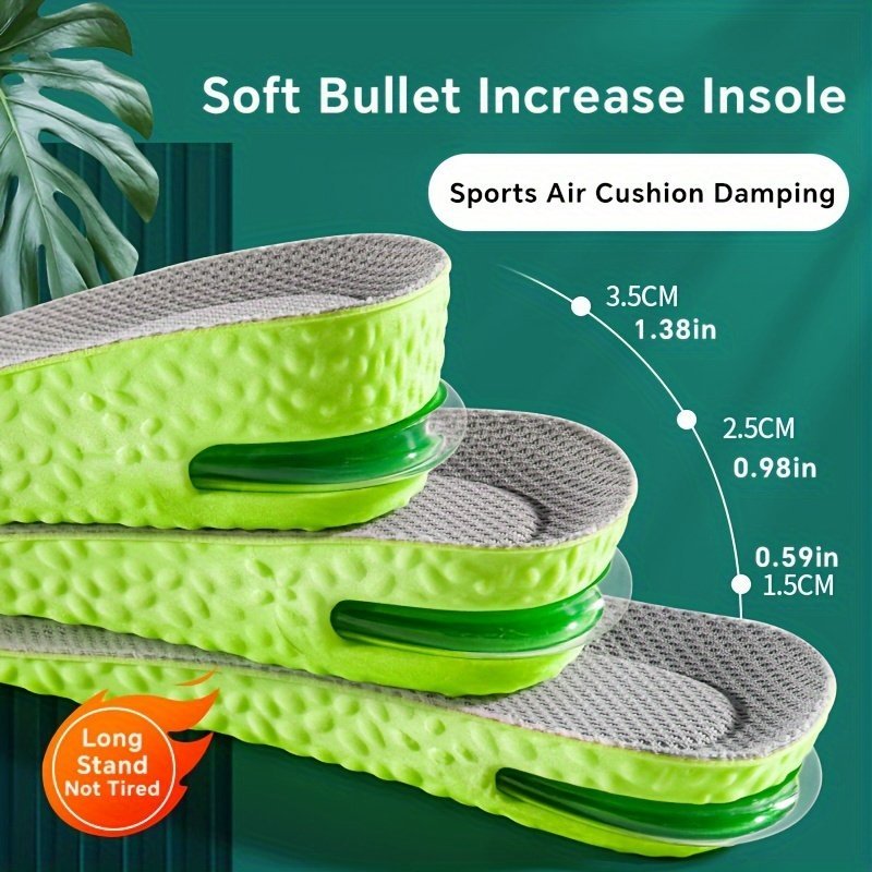 product-fancy-08326c4f-4e62-4387-85f8-b92ab06a0b8c.jpg 1Pair Deodorization Insoles, Shock Absorption Comfortable Foot Pads, Suitable For Sports Shoes - Image 1
