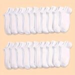 10/20/40Pairs Unisex Anti Odor & Sweat Absorption Low Cut Socks, Comfy & Breathable Socks, For All Seasons Wearing - Image 9
