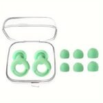 1 Pair Reusable Silicone Ear Plugs With Storage Case - Comfortable For Concerts, Sleep, Focus, And Travel - Image 11