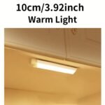 Motion Sensor Light, Cabinet Wardrobe Light, Wireless Led Night Light, Stair Backlight, Rechargeable, Suitable For Rooms, Kitchens, Closets, Stairs, Bathrooms And Hallways - Wall Mount, Tabletop, Ceiling, Pole Mount, Touch Switch, Indoor Use, Charging, Polished Surface, Led Lights, ?36V Operating Voltage, Lithium Polymer Rechargeable Battery, No Laser, No Electronic Components Or Motherboard, Pc Lamp Body - Image 3