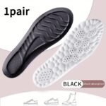 1 Pair Super Soft Tpu Sports Insoles - Shock-Absorbing Basketball Arch Support Insoles With Textured Grip For Enhanced Comfort & Support, Grey, Sports Insoles, Arch Support, Textured Grip Insoles - Image 3