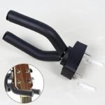 Adjustable Wall-Mounted Guitar Holder, Stainless Steel Non-Slip Sponge Stand, Easy Install, Black, For Guitars, Ukulele, Violin - Instrument Display Hanger - Image 8