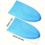 5/10/20 Pairs Disposable Shoe Covers Disposable Non Slip Plastic Boot Covers Long Waterproof Shoes Covers Safety Boot Shoe Covers 54.86 Cm Tall Shoe Coverings For Men Women Rainy Day Use - Image 2