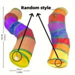 3-In-1 Cat Tunnel & Interactive Tunnel System With Folding Design - Heavy-Duty Cat Tree Tube With Multi-Color Options (Green, Blue, Yellow, Red, Purple, Black, White, Grey, Beige) - / Cat Toy For Hunting Instincts, Hide & Seek, Multi-Color Tunnel For - Image 7