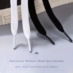 2 Pairs Flat Shoelaces For Sneakers 2Colors Fabric Shoe Laces Shoelaces Classic Soft Shoestrings - Image 8