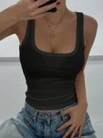 Japanese And Korean Special Edition: Summer Women'S Simple Fashion Vest - Elegant Underwear & Outerwear Tank Top With Straps - Image 8