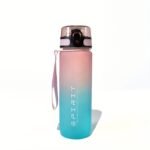 1Pc Gradient Color Water Bottle With Straw Lid, Leakproof Sports Flask, Portable With Carry Loop, Insulated For Hot/Cold Beverages, Gym/Outdoor/Travel Use - Image 7