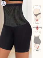 Miotan High-Waist Tummy Control Shapewear Panties For Women - Seamless, Butt Lifting, Nylon Blend, Hand Washable - Image 7