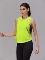 Letter Embroidered Side Open Hoodie, Y2K Sleeveless Loose Eyelet Hoodie For Spring & Summer, Women'S Clothing - Image 6