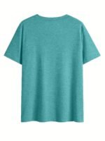 2024 Cross-Border European And American Women'S V-Neck Loose Casual Short Sleeve Top Layering T-Shirt - Image 10