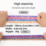 New Lazy Elastic Cashew Flower Shoelaces 100Cm Suitable For Sports Shoes Casual Shoes Adults 1 Pair - Image 2