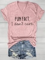 2024 Cross-Border European And American Women'S V-Neck Loose Casual Short Sleeve Top With Bottoming T-Shirt