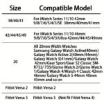 Stretchy Nylon Watch Band Compatible Withiwatch 38Mm 40Mm 41Mm 42Mm 44Mm 45Mm, Adjustable Leopard Strap For Iwatch Series 7 6 5 4 3 2 1 Se - Image 12