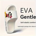 1Pc Mickey And Minnie Mouse Eva Slide Sandals - Thick Sole Summer Slippers With Soft Insole And Durable Outsole, Hand Washable Unisex Indoor/Outdoor Slippers For Men And Women, All-Season Comfort For Home And Casual Wear, Fun Design | Comfortable Slippers, Home Slipper - Image 8