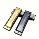 Sketchia Harmonica Key Of C, 10-Hole Chromatic, Durable Plastic With Polished Finish - Includes Protective Case, Ideal Beginner Gift, Black & Golden Options - Image 4