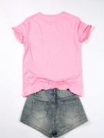 A Diy-Inspired Short-Sleeve T-Shirt That Features A Minimalist Black And White Design, Perfect For Summer. - Image 10