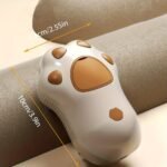 Cat Paw / Lemon Dual Options 3-In-1 Electric Pet Steam Brush, Cat Claws Regular Model (150Mah) One Button Spray Massage Cleaning With Self-Cleansing, 3-In-1. Suitable For Cats And Dogs, Used To Massage Cleanse Remove Loose Hair. Solves Pet Tangles Knots. 400Mah Battery - Image 2