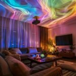 Northern Lights Led Atmosphere Projection Lamp Rgb Remote Control, Galaxy Star Projector, Bedroom Night Light Projector, Star Projector, Adult Room Decoration, Home Theater, Ceiling, Gift Decoration, Camping, Wedding Decoration, Magical Projection Lamp Gifts, Holiday Party, Home Decor, Christmas Gift, Best For Christmas - Image 2
