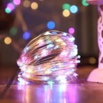 Bzpcf 1Pc Usb Fairy String Lights, 20.12Meter 200Led, 10.06Meter 100 Led, 5.0Meter 50Led, Silver Wire, 8 Lighting Modes, Remote Control, Usb Powered, Non-Rechargeable, Button Control, For Wedding, Bedroom, Ceiling, Christmas Decoration - Image 14
