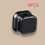 2/4/6Pcs Pp Magnetic Cable Clips: Adjustable, Non-Slip Cable Organizer, Charging Cable Storage Clip, For Neat Office Desk, Car And Home Wiring Fixing Storage Practical Gadget - Image 5