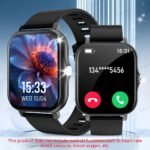 Hot 2024 New Best-Selling 1.83-Inch Full Screen Touch, Men'S And Women'S Sports Fashion Smartwatch, Dial/Answer Calls, Step Count, Sports Mode, Distance Tracking, Call Information Prompt Multifunctional Smartwatch, Suitable For Iphone And Android Smartphones