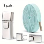 8Mm 2024 No Tie Shoe Laces Press Lock Insert Fixed Shoelaces Without Ties Elastic Laces Sneaker Adult Flat Shoelace For Shoe - Image 20