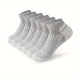6Pairs Men'S Anti Odor & Sweat Absorption Low Cut Socks, Comfy & Breathable Socks, For Daily & Outdoor Wearing, All Seasons Wearing - Image 5