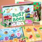 Interactive Quiet Book,Reusable Educational Learning Sticker Book,Enhancing Motor Skills And Cognitive Abilities,Learning And Educating Writing Aids,Back-To-School Supplies,Halloween Christmas Gift - Image 6