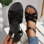 European And American New Large Size Women'S Shoes Ladies Flat Sandals Beach Slippers Summer - Image 12
