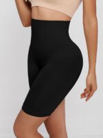 High-Waist Tummy Control Shapewear Shorts For Women - Seamless, Anti-Slip Safety Underwear With High Support, No-See-Through Design, And Smooth Texture For A Flattering Look, Everyday Underwear | Seamless Shapewear | Glossy Finish Shorts, High Waist Tummy Control Shapewear - Image 9