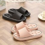 Unisex Solid Color Eva Pillow Slides, Lightweight Soft Sole Quick Drying Shower Slides, Non-Slip Summer Travel Slides - Image 8